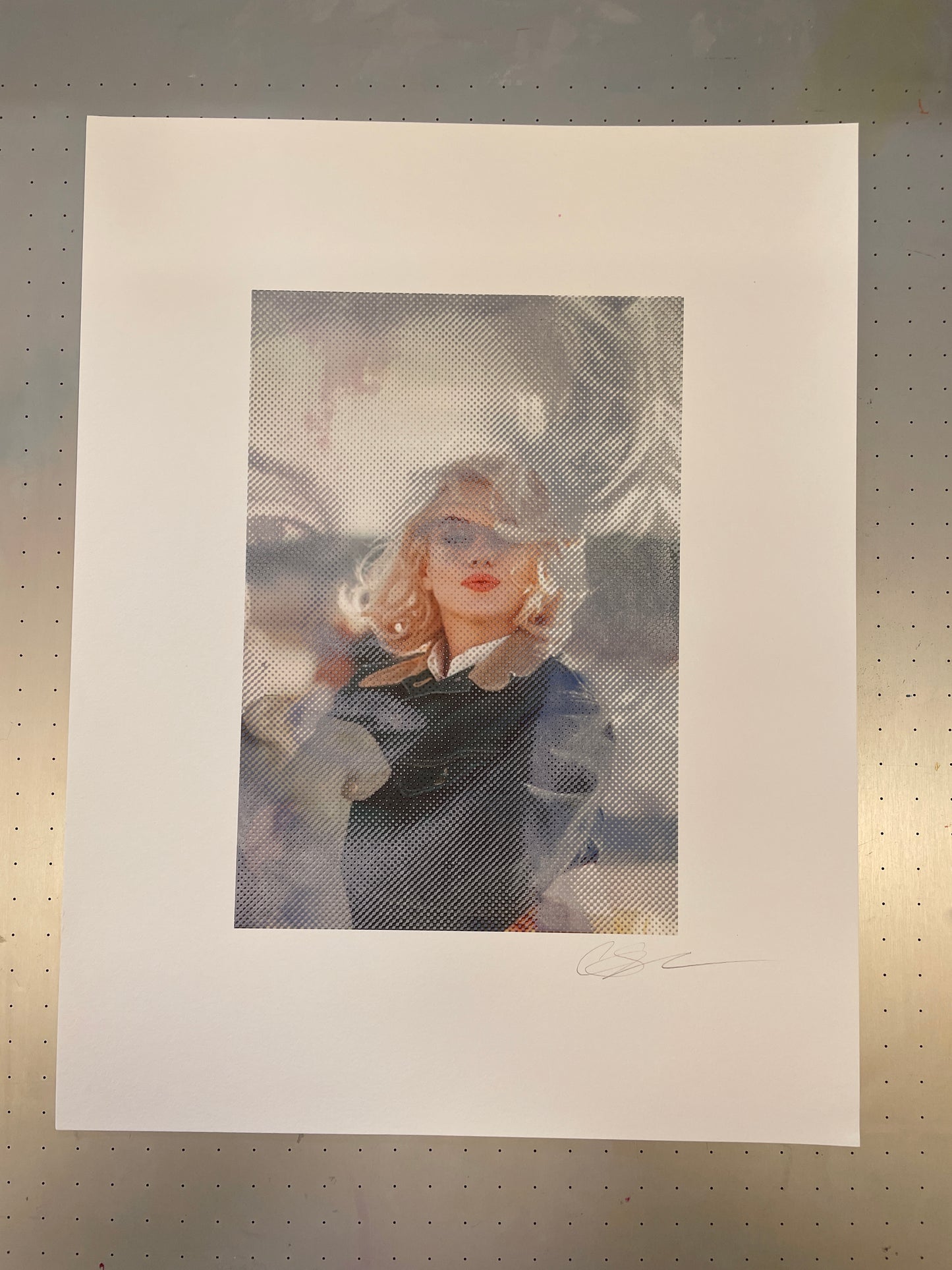 Untitled body 22x17 screen print